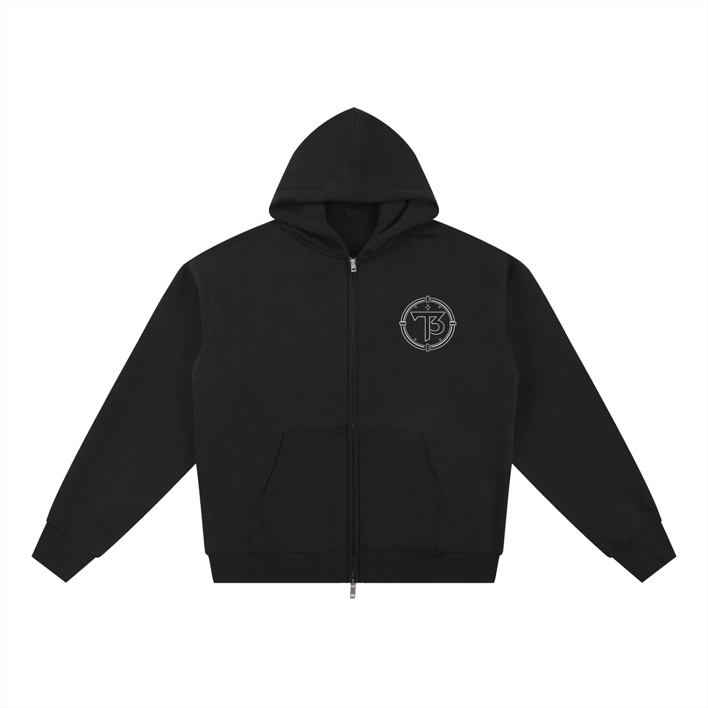T3 Calm Zip-Through Hoodie