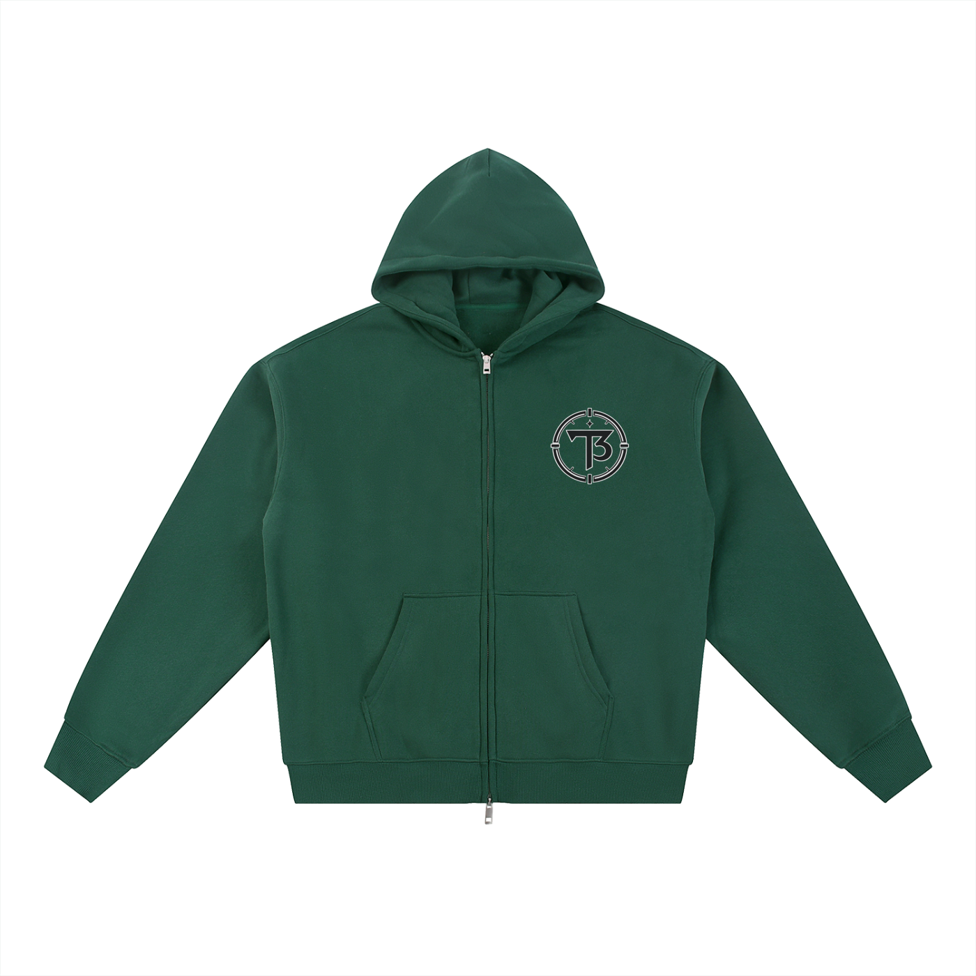 T3 Calm Zip-Through Hoodie