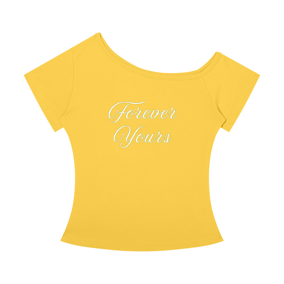 Forever Yours Off-the-Shoulder T-Shirt