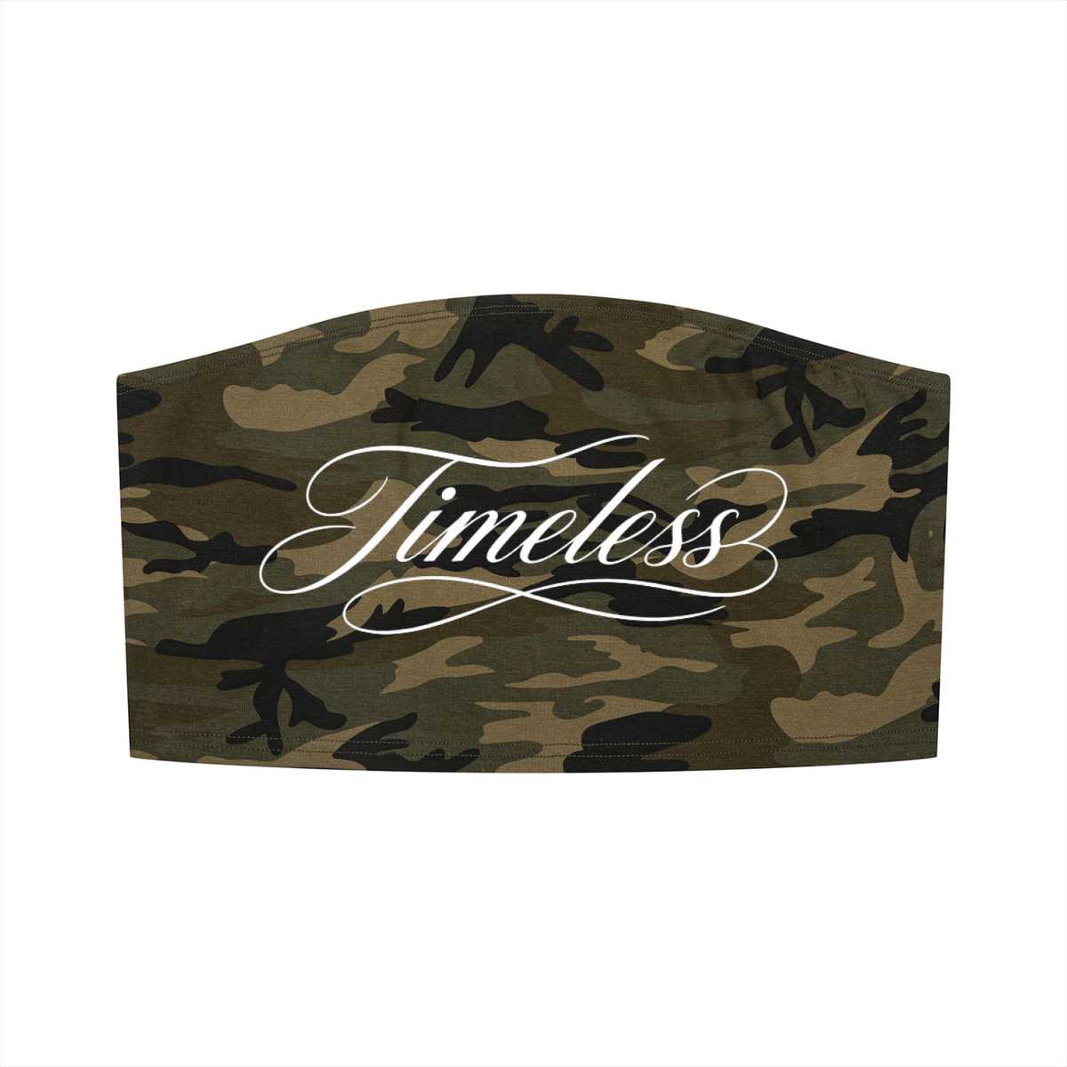 Timeless Women’s Camo Cropped Tube Top