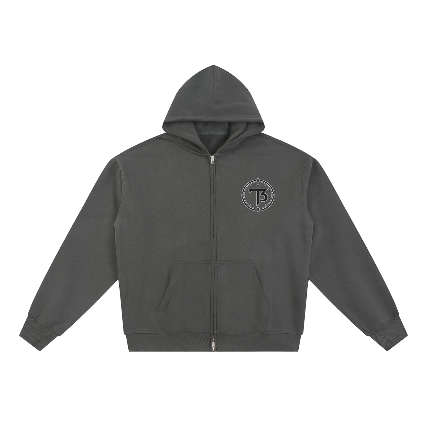 T3 Calm Zip-Through Hoodie
