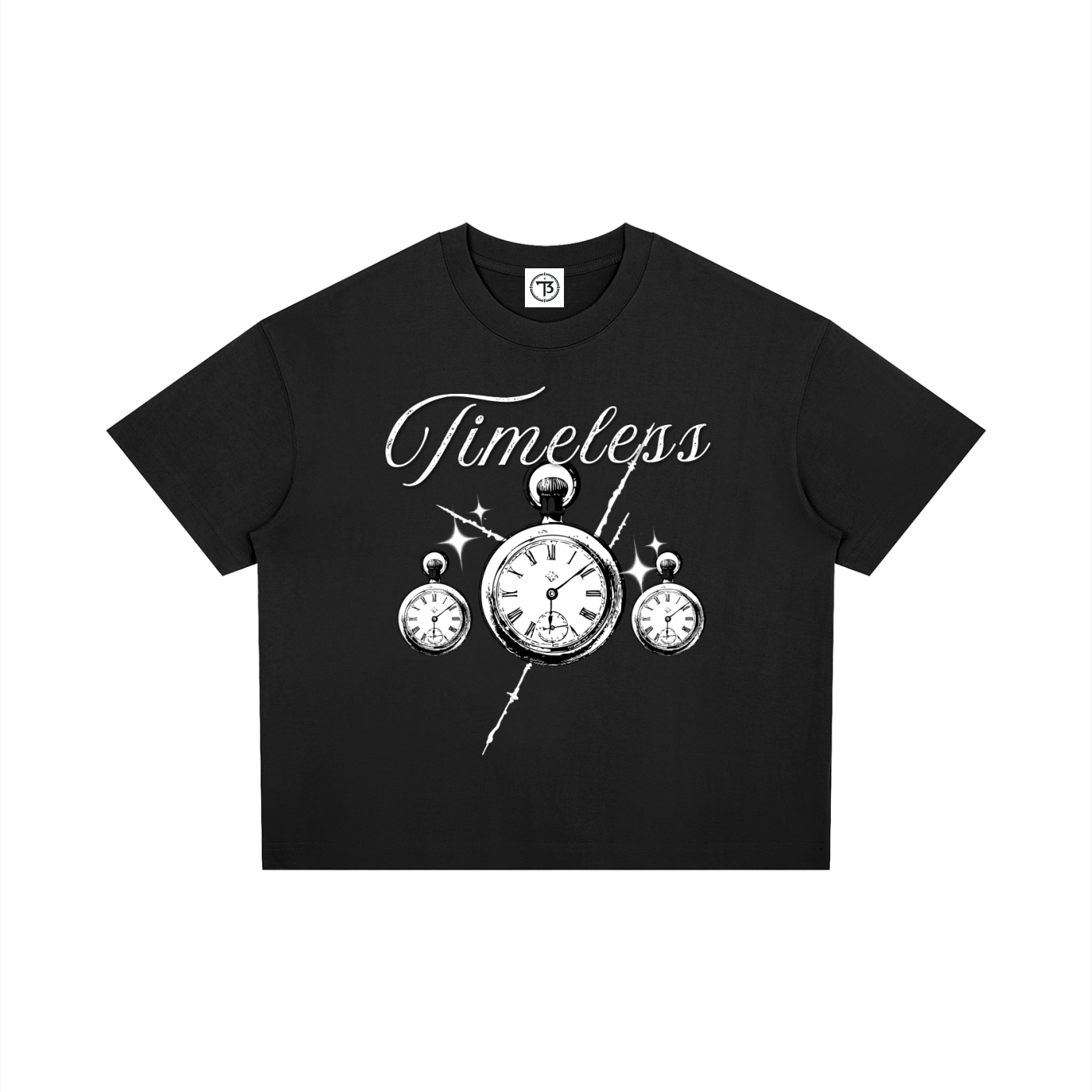 Times 3 Boxy Drop Shoulder Tee