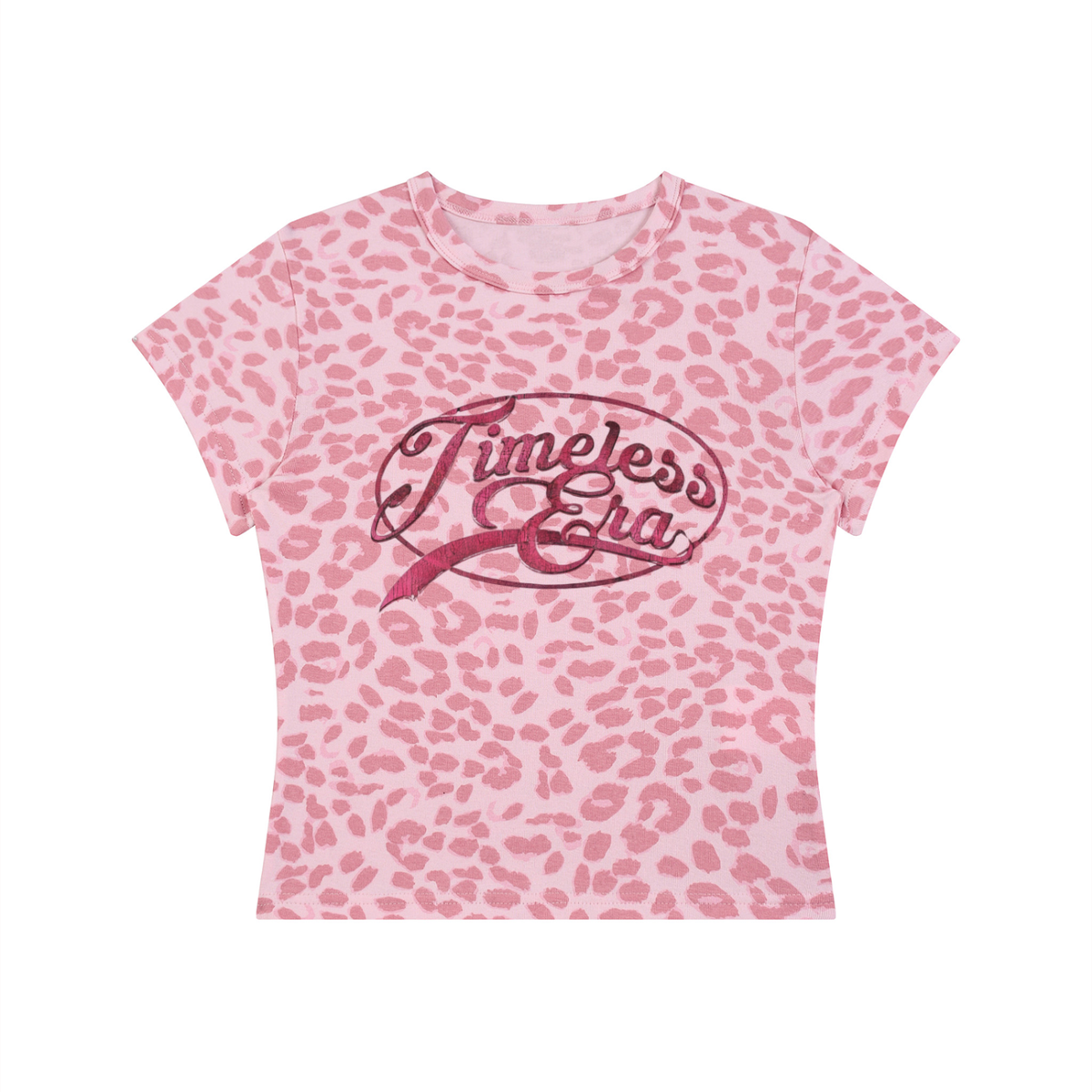 Timeless Era Leopard Print Crop Tee