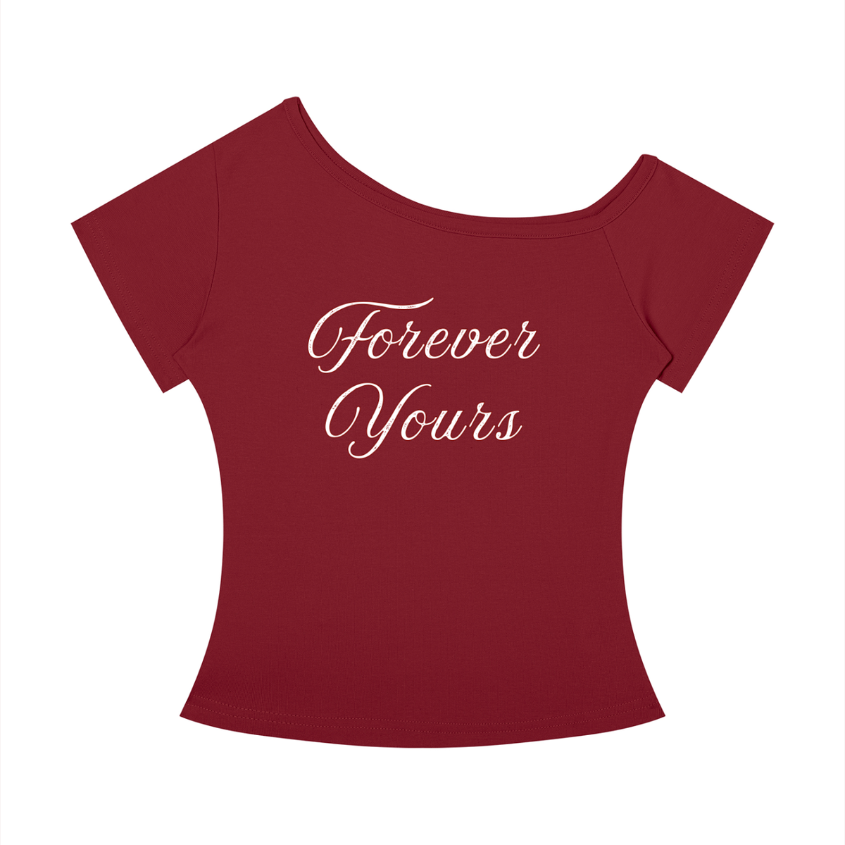 Forever Yours Off-the-Shoulder T-Shirt