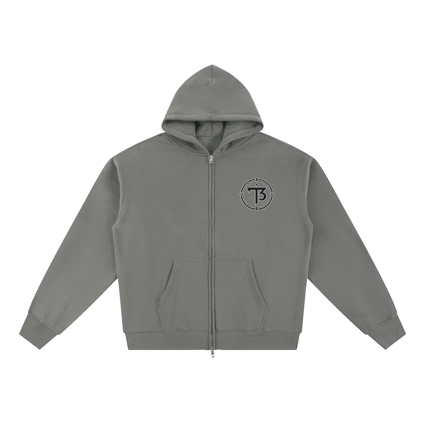 T3 Calm Zip-Through Hoodie