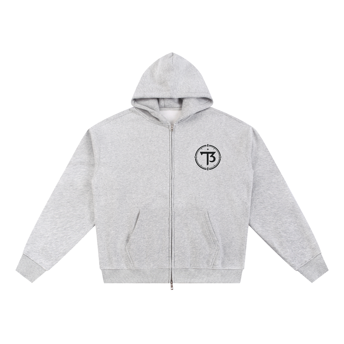 T3 Calm Zip-Through Hoodie