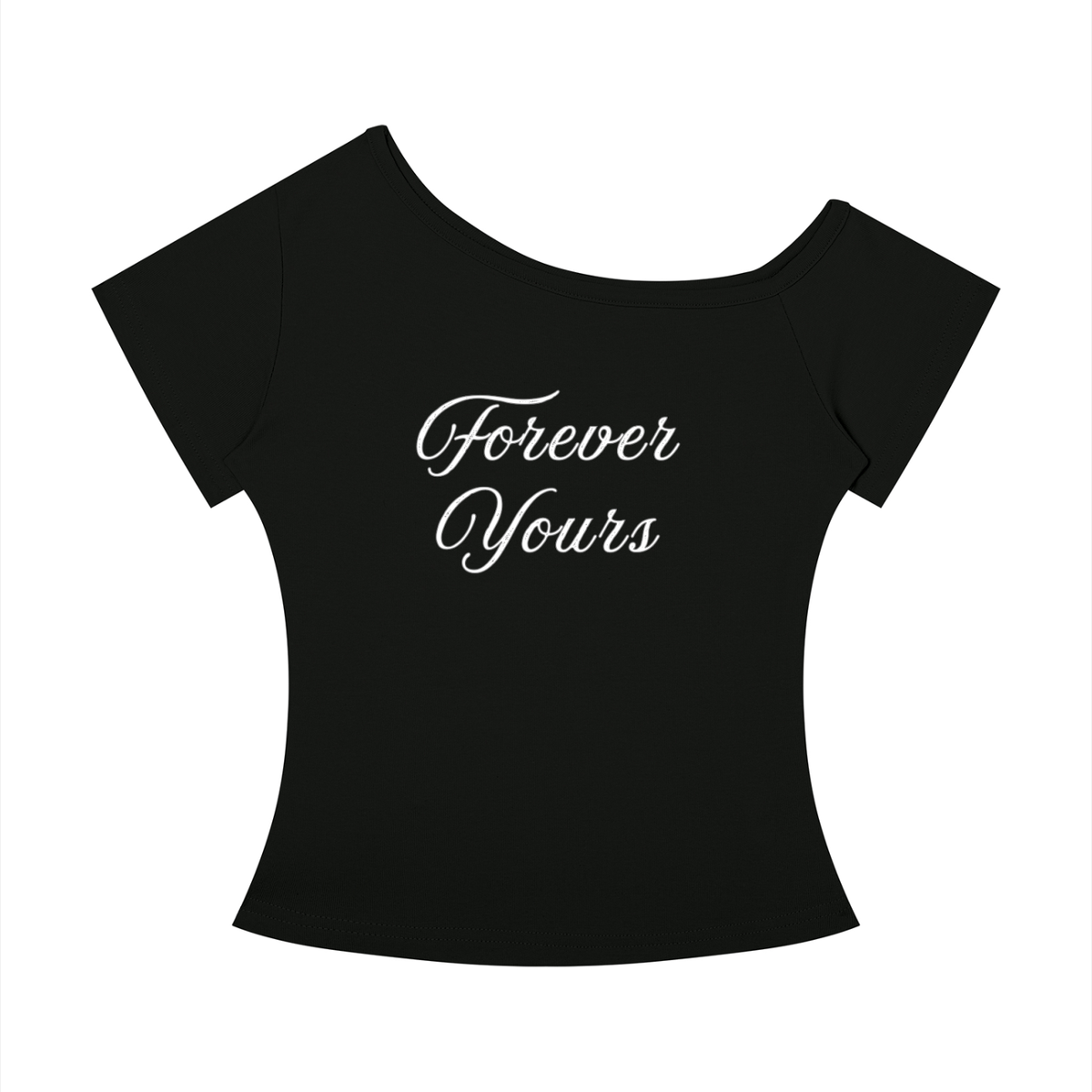 Forever Yours Off-the-Shoulder T-Shirt